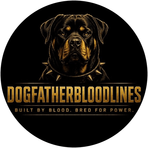 DogFatherBloodlines logo — Rottweiler emblem